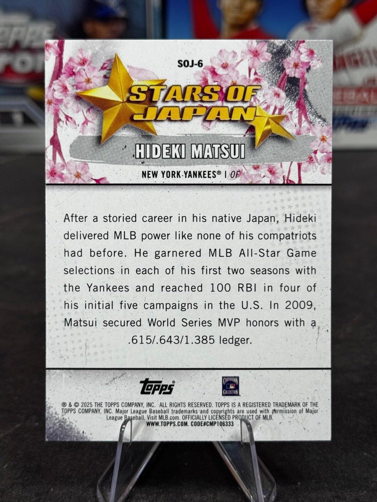 2025 Topps Series 1 Tokyo Series - Stars of Japan #SOJ-6