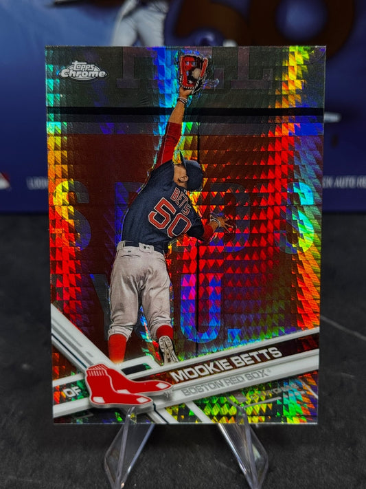 2017 Topps Chrome - Mookie Betts #199 Prism Refractor