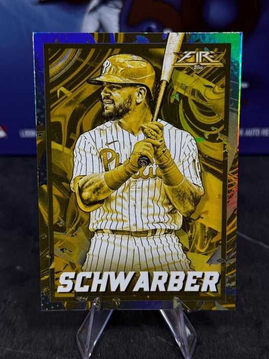 2022 Topps Fire - Kyle Schwarber #13