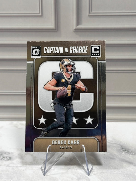 2024 Panini Donruss Optic - #8 Captain in Charge Derek Carr