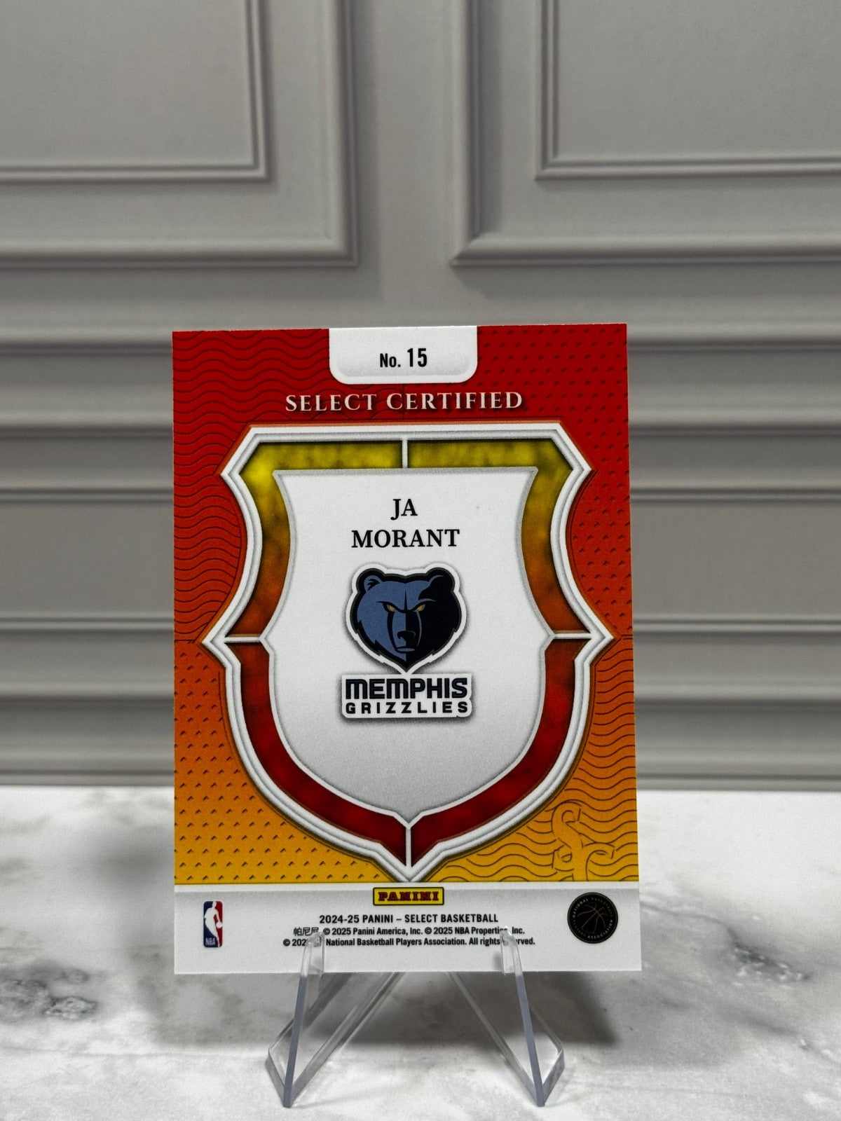 2024-25 Panini Select - Select Certified Ja Morant #15