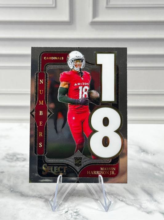 2024 Panini Select - Select Numbers Marvin Harrison Jr. #4 (RC)