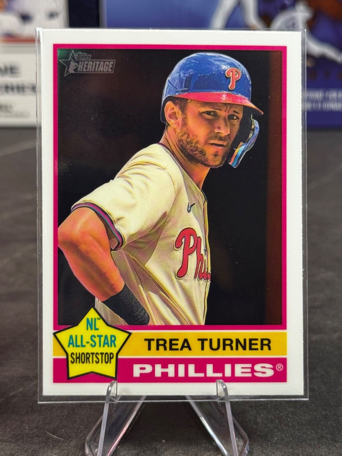 2025 Topps Heritage - Trea Turner Chrome #48