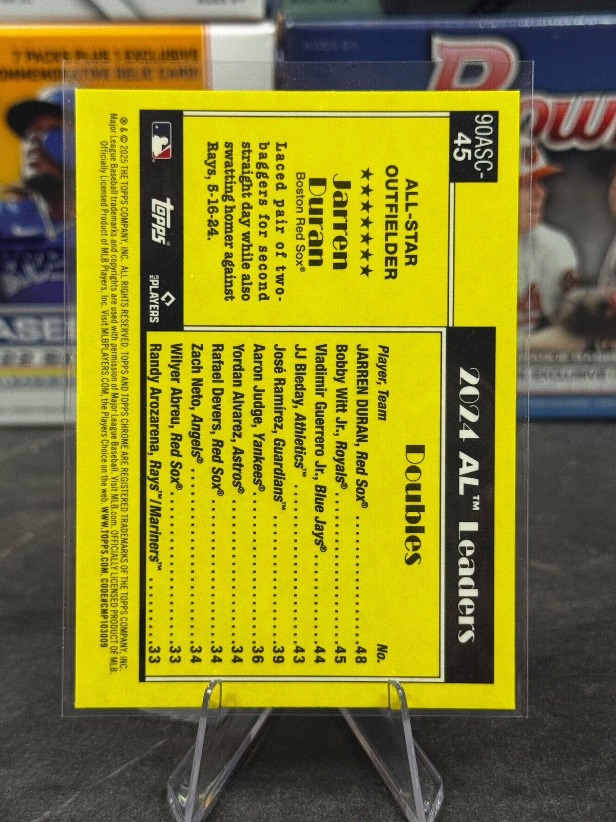 2025 Topps Series 2 - Topps All Stars #90ASC-45 JARREN DURAN Mojo Refractor