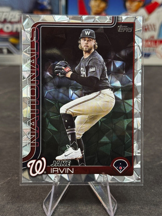 2025 Topps Series 1 - Jake Irvin #197 Diamante Foil