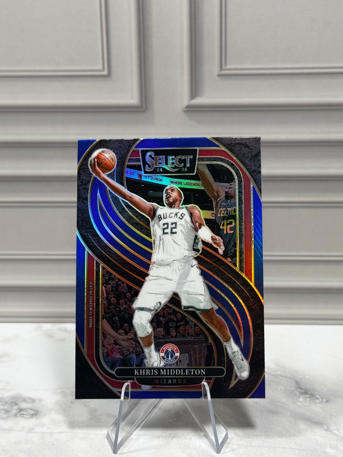 2024-25 Panini Select - Premier Level Khris Middleton #161 Blue