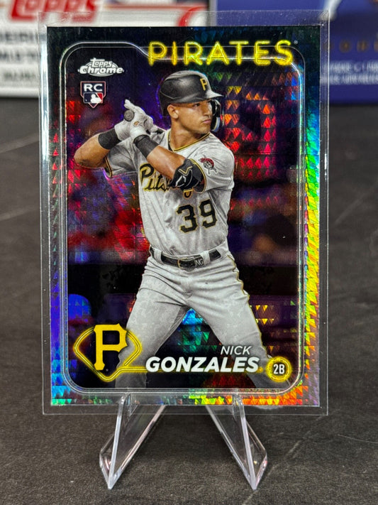 2024 Topps Chrome - Nick Gonzales #72 Prism Refractor (RC)