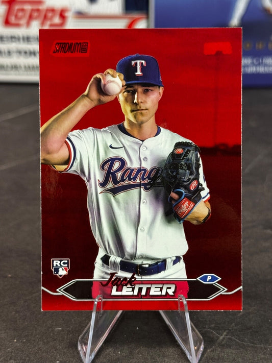 2024 Topps Stadium Club - Jack Leiter #20 Red Foil (RC)