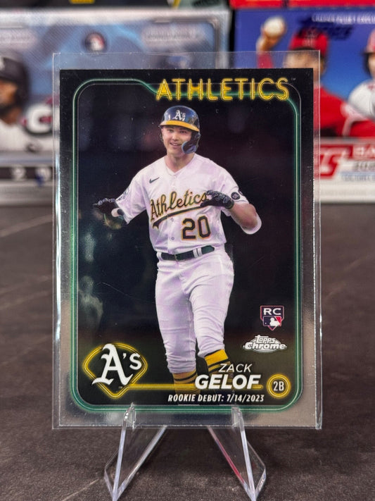 2024 Topps Chrome Update Series - Rookie Debut Zack Gelof #USC40 (RC)