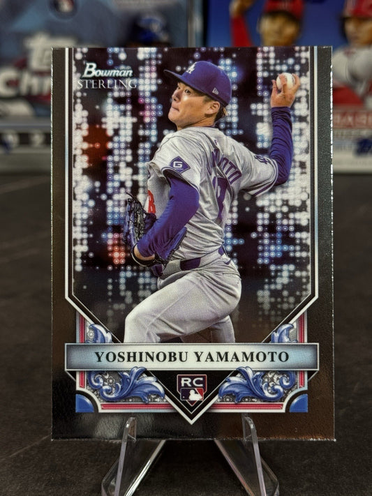 2024 Bowman Sterling - Yoshinobu Yamamoto Rookie (RC) Dodgers #BSR-40