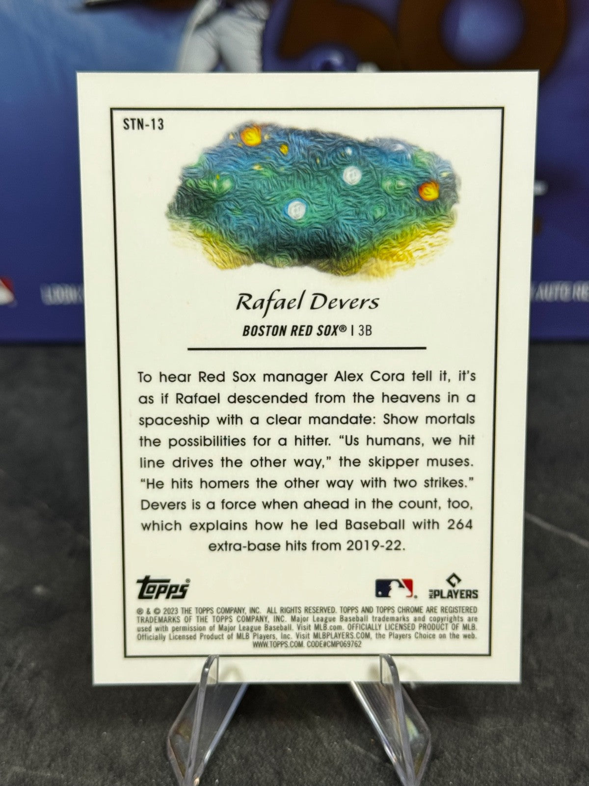 2023 Topps Cosmic Chrome - Stars in the Night Rafael Devers #STN-13