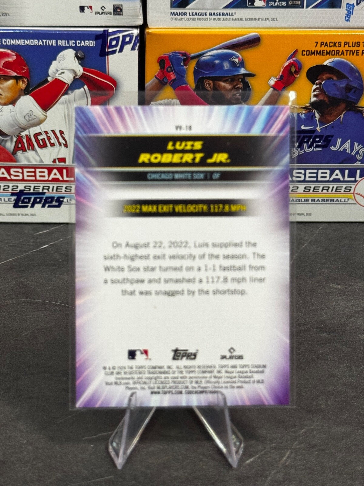 2024 Topps Stadium Club - Virtuosos of Velocity Luis Robert #VV-18