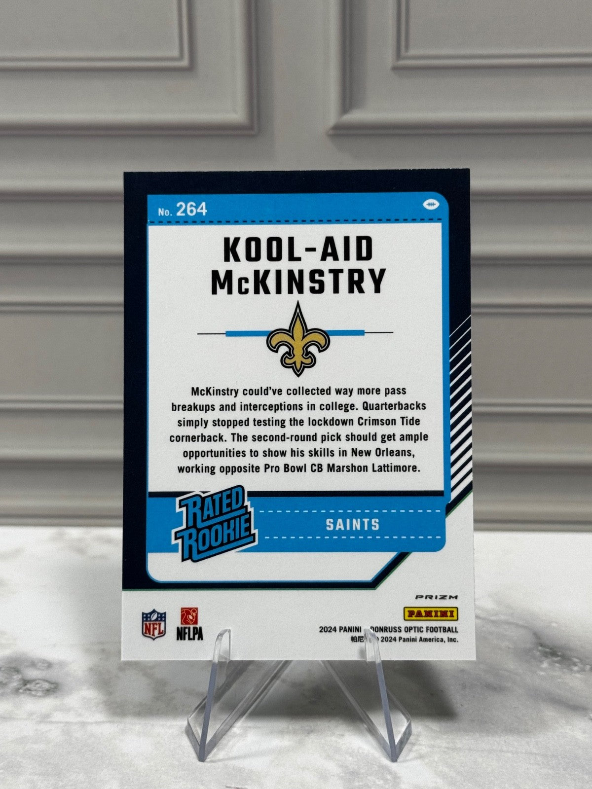 2024 Panini Donruss Optic - Kool-Aid McKinstry #264 Green Hyper Prizm (RC)