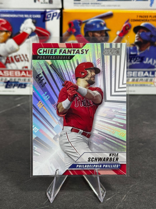 2024 Topps Stadium Club - Chief Fantasy Professionals Kyle Schwarber #CFPRO-3