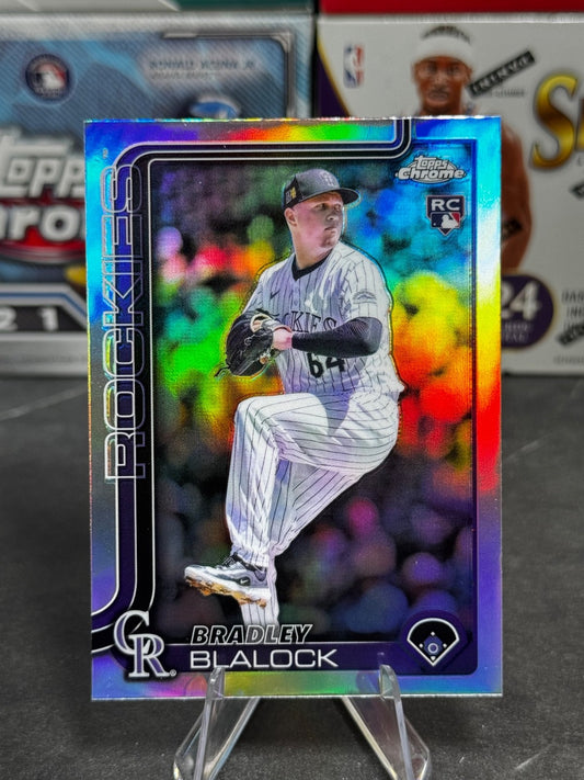 2025 Topps Chrome - #289  Bradley Blalock Refractor
