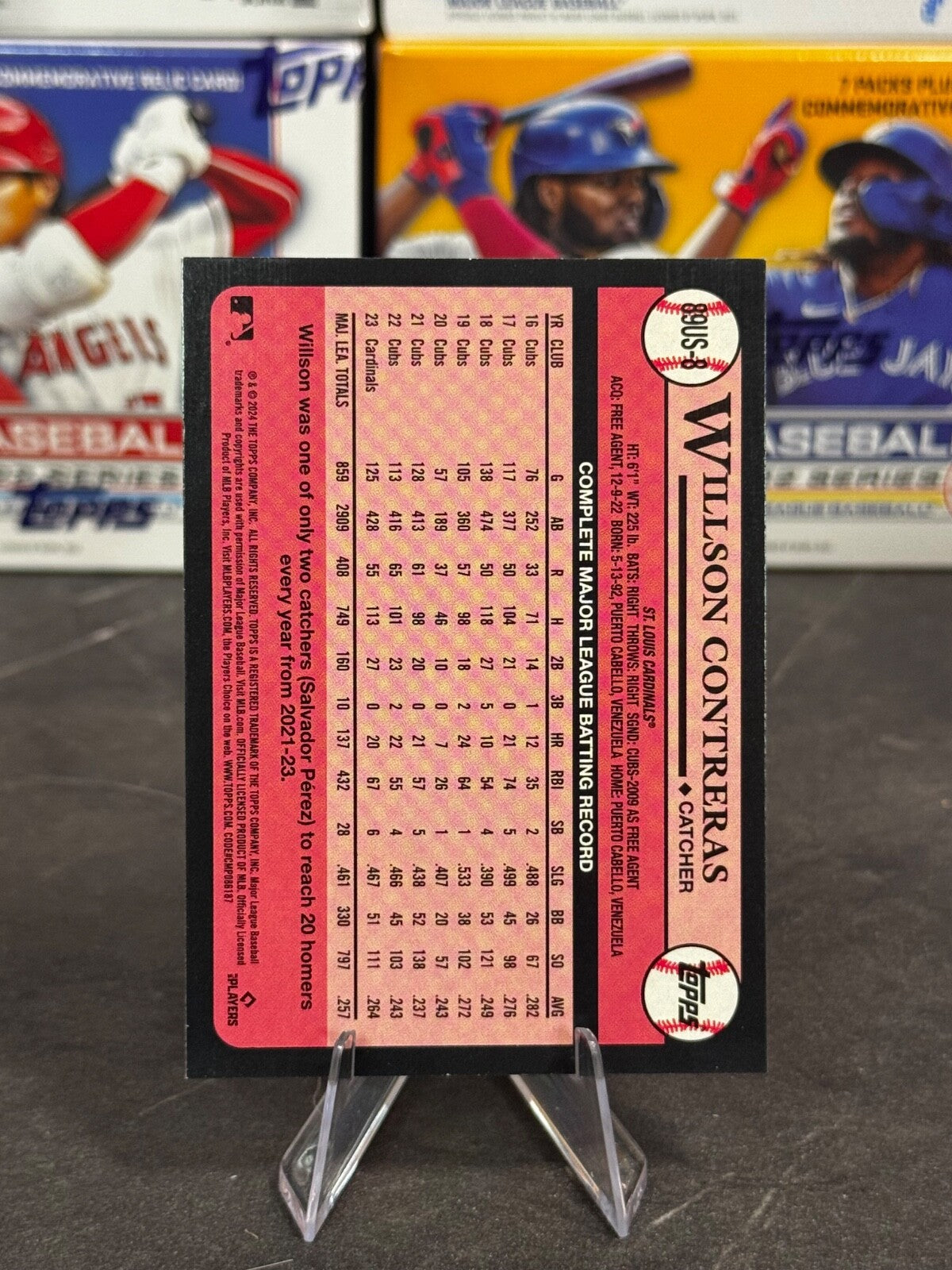 2024 Topps Update Series - 1989 Topps Baseball Willson Contreras #89US-8