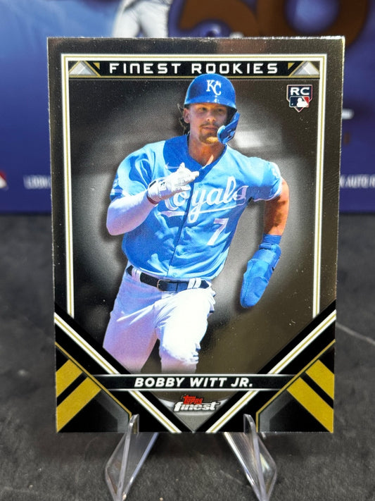 2022 Topps Finest - Finest Rookies Design Variation Bobby Witt Jr. #FRD-BW (RC)