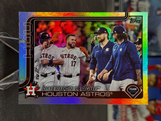 2025 Topps Series 1 - Houston Astros American League #76 Holofoil
