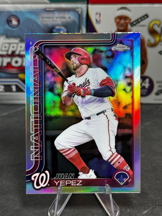 2025 Topps Chrome - #16 Juan Yepez Refractor
