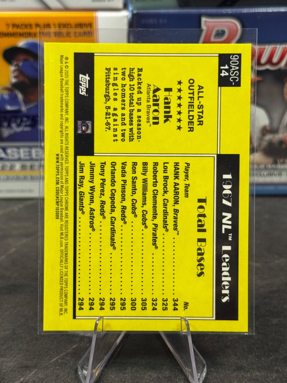 2025 Topps Series 2 - Topps All Stars #90ASC-14 HANK AARON Mojo Refractor