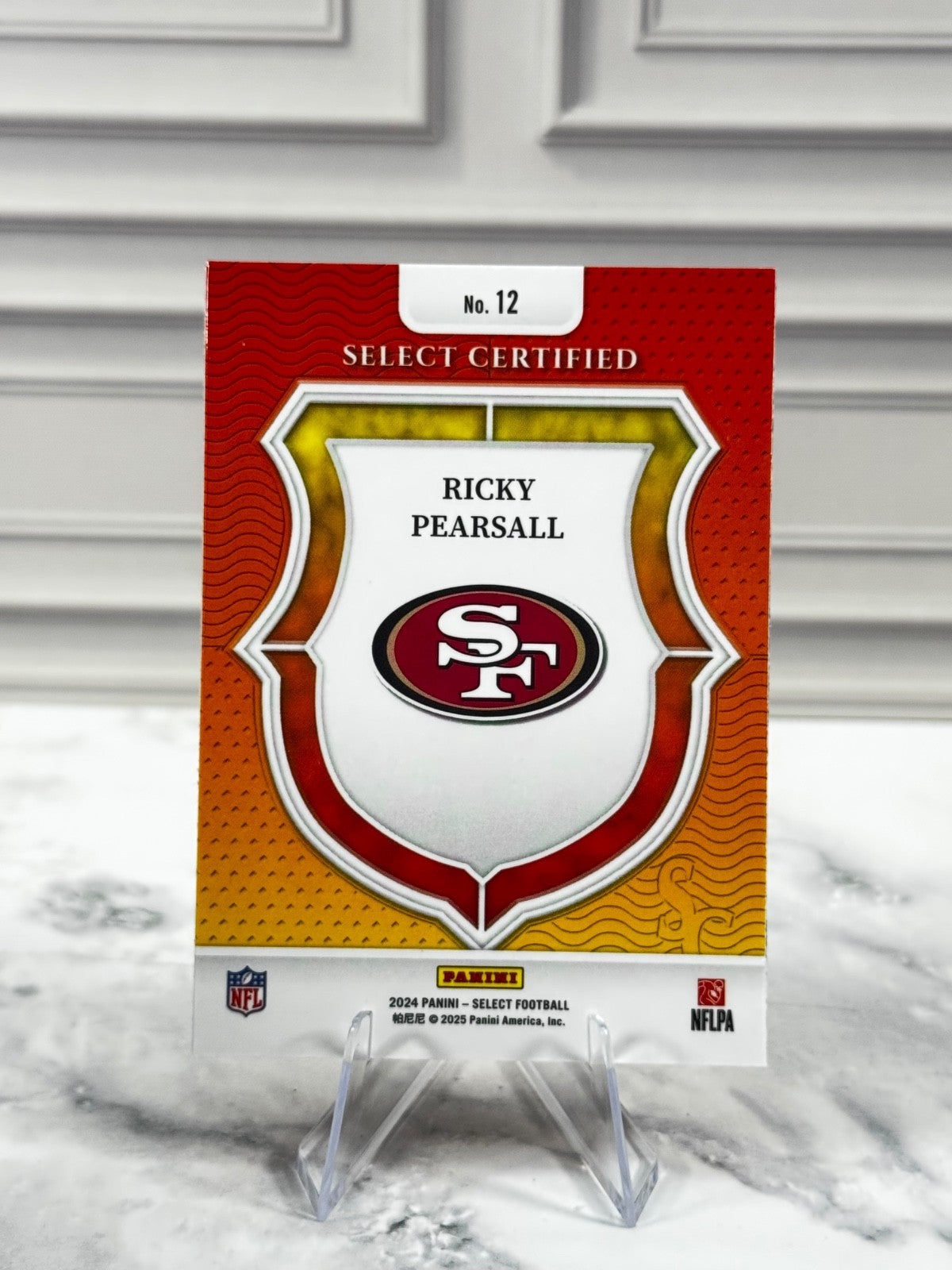 2024 Panini Select - Select Certified Rookies Ricky Pearsall #12 (RC)