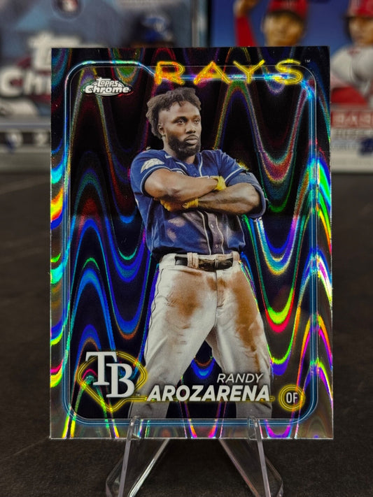 2024 Topps Chrome - Randy Arozarena #153 RayWave Refractor