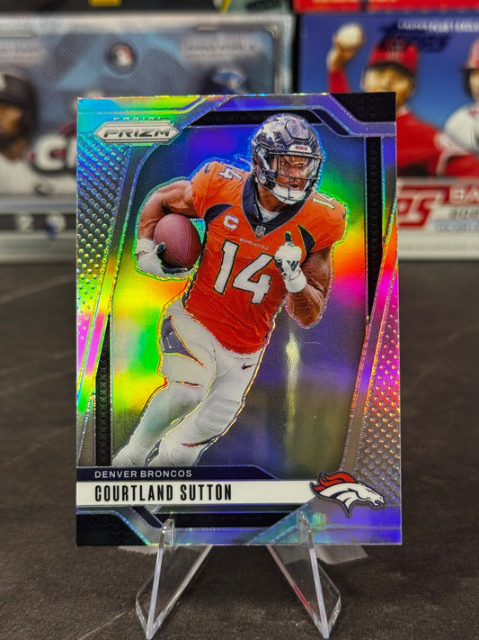 2024 Panini Prizm - Courtland Sutton #86 Silver Prizm