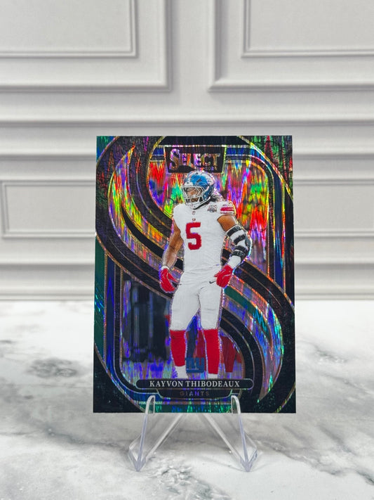 2024 Panini Select - Premier Level Kayvon Thibodeaux #175 Green & Black Shock