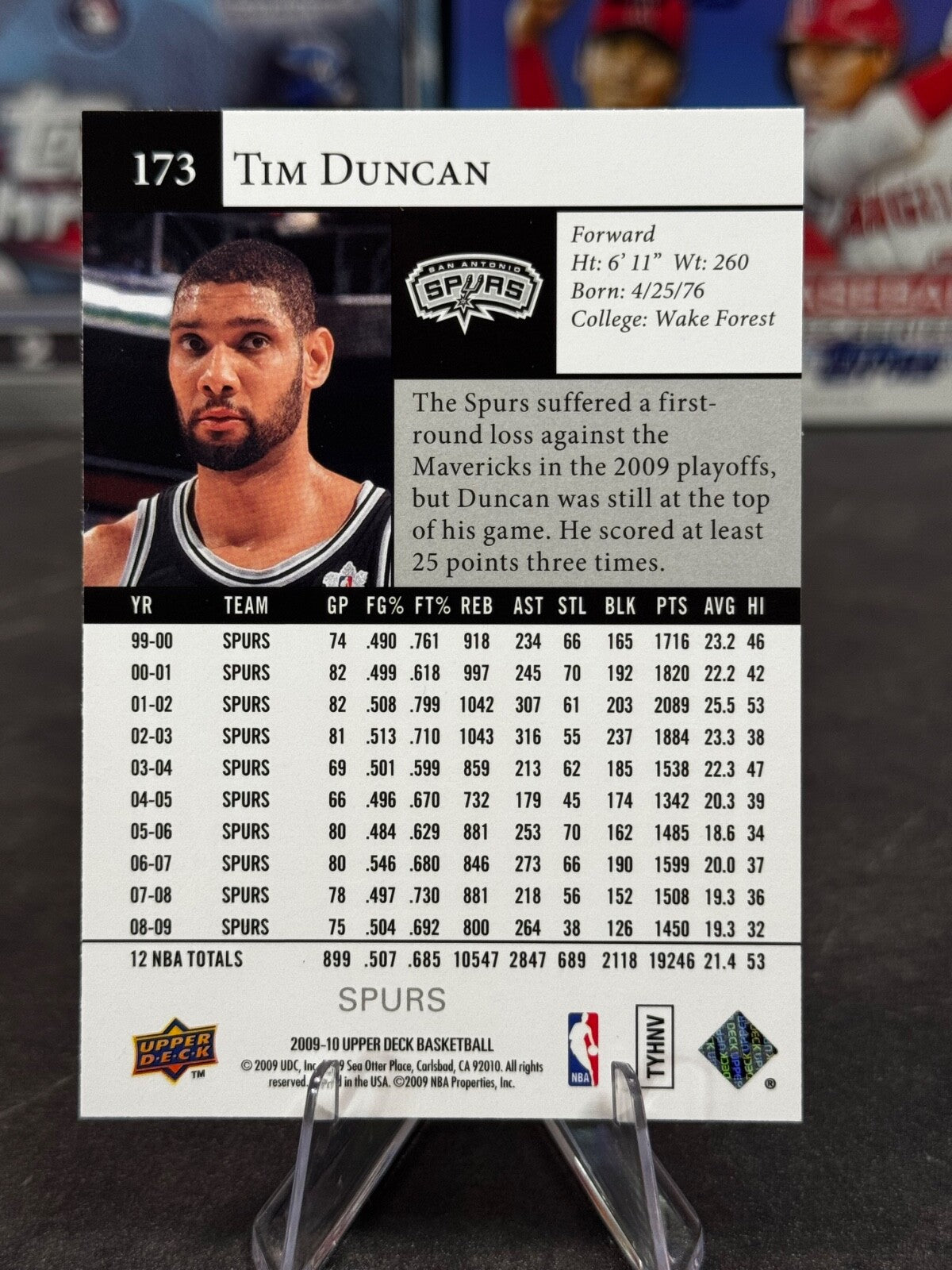2009-10 Upper Deck - Tim Duncan #173