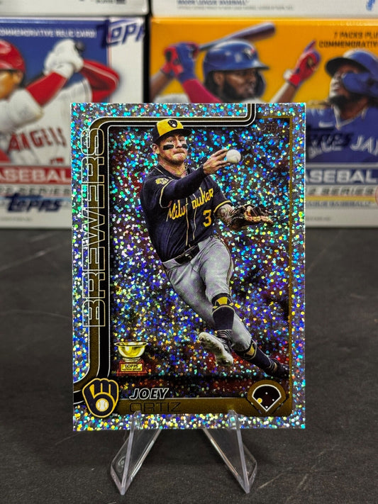 2025 Topps Series 1 - Joey Ortiz #165 Confetti Sparkle