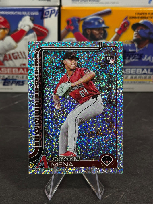 2025 Topps Series 1 - Cristian Mena #120 Confetti Sparkle (RC)