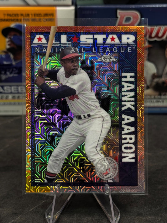 2025 Topps Series 2 - Topps All Stars #90ASC-14 HANK AARON Mojo Refractor