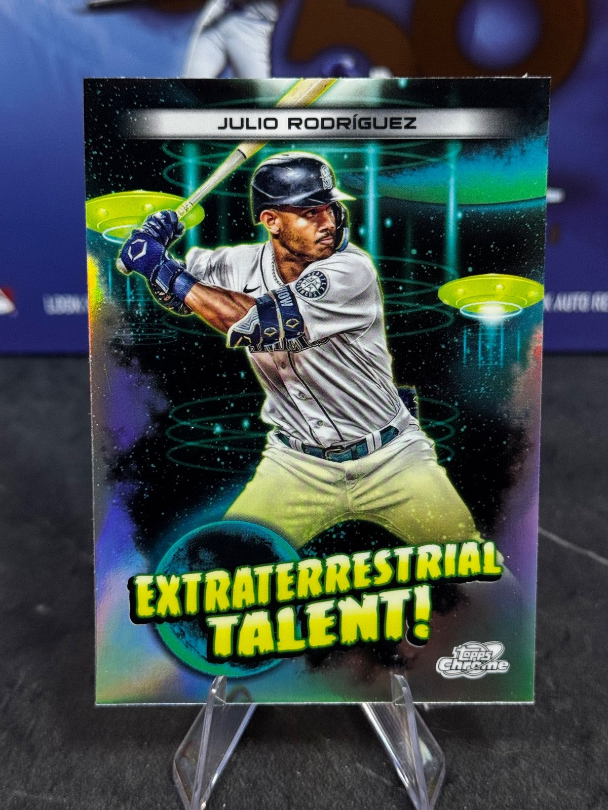 2023 Topps Cosmic Chrome - Extraterrestrial Talent Julio Rodriguez #ET-8