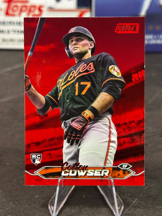 2024 Topps Stadium Club - Colton Cowser #86 Red Foil (RC)