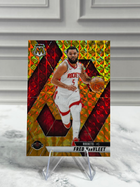 2024-25 Panini Mosaic - Fred VanVleet #135 Reactive Yellow Mosaic Prizm