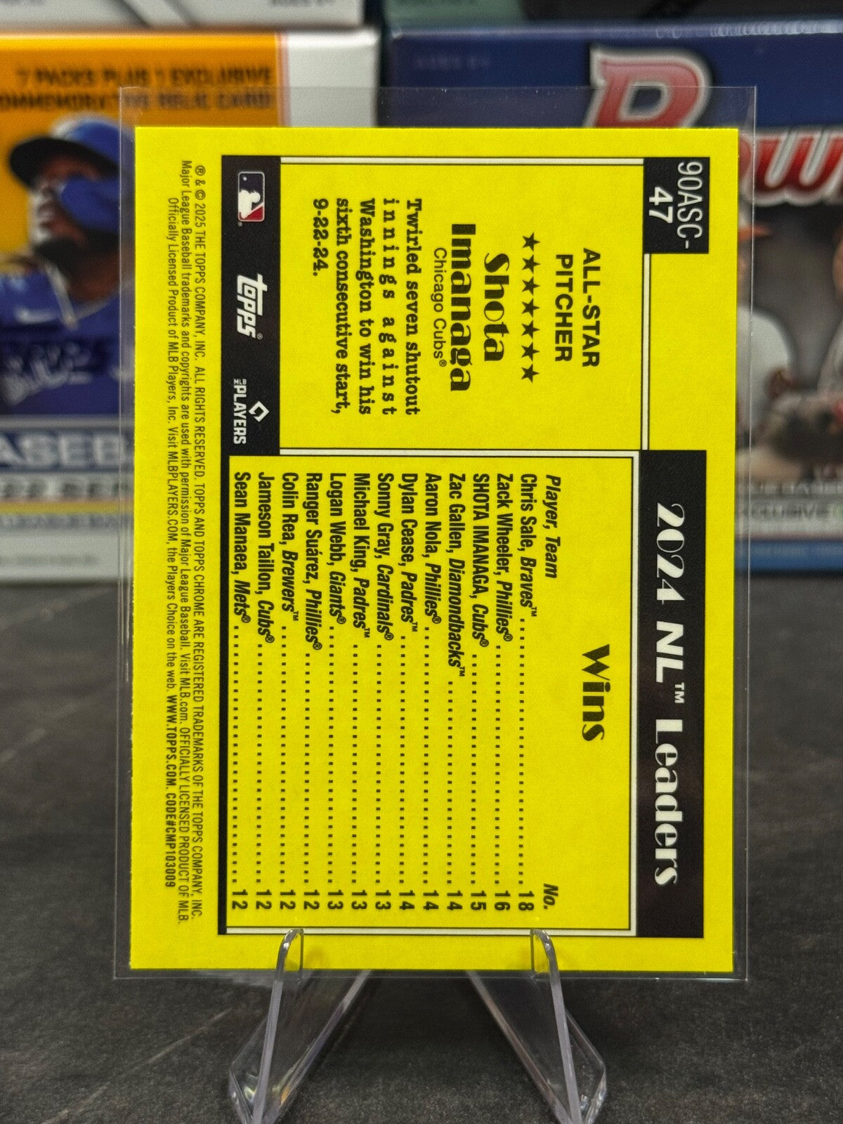 2025 Topps Series 2 - Topps All Stars #90ASC-47 SHOTA IMANAGA Mojo Refractor