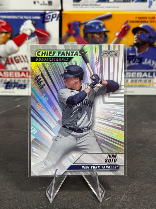 2024 Topps Stadium Club - Chief Fantasy Professionals Juan Soto #CFPRO-8