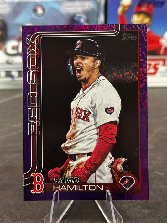 2025 Topps Series 1 - David Hamilton #199 Purple Holofoil /250
