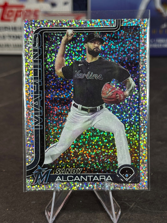 2025 Topps Series 1 - Sandy Alcantara #335 Confetti Holofoil