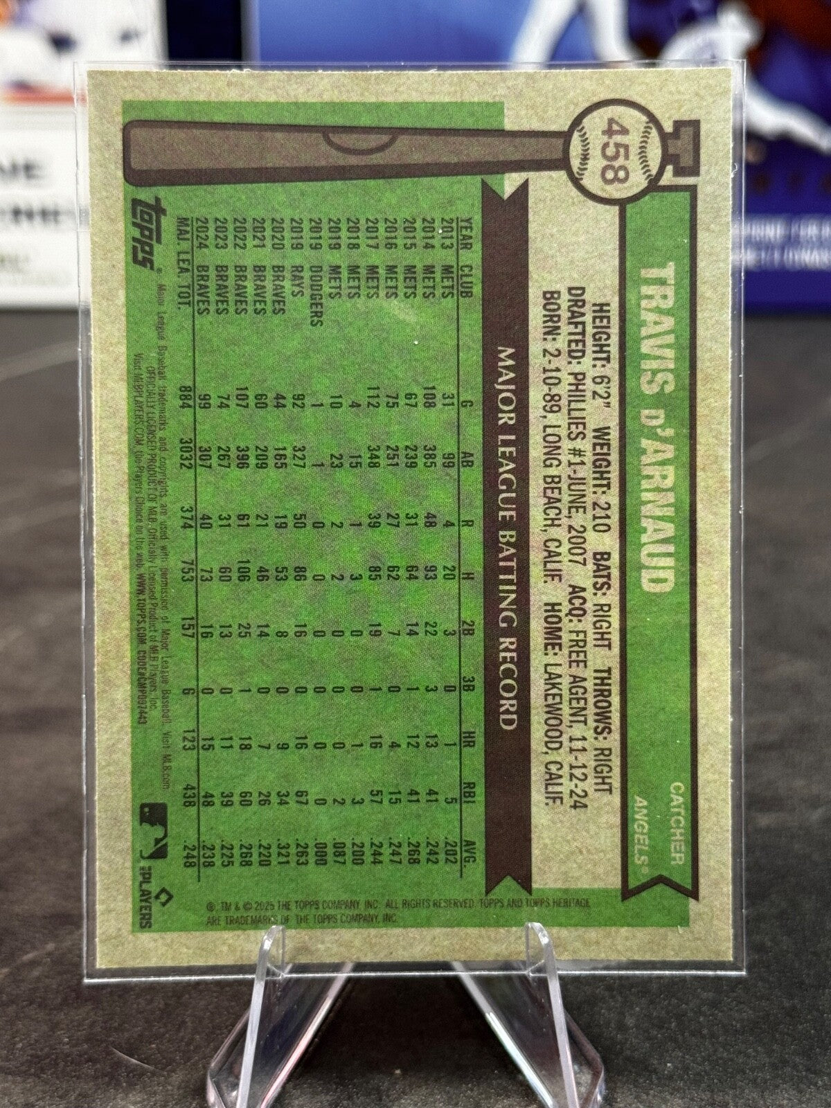 2023 Topps Heritage - Travis Darnaud Chrome #458