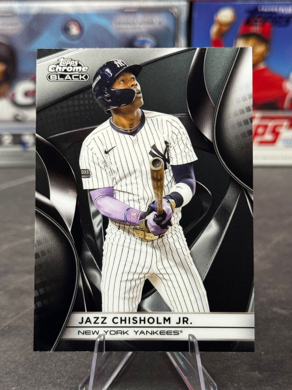 2025 Topps Chrome Black - Jazz Chisolm Jr. #144