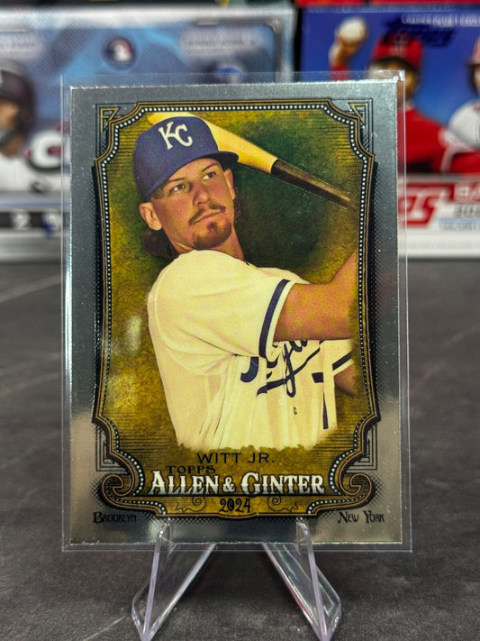 2024 Topps Allen & Ginter - Chrome Bobby Witt Jr. #100