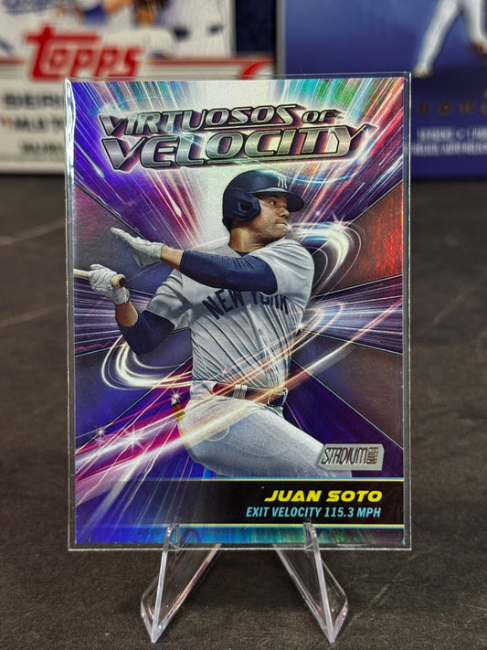 2024 Topps Stadium Club - Virtuosos of Velocity Juan Soto #VV-15