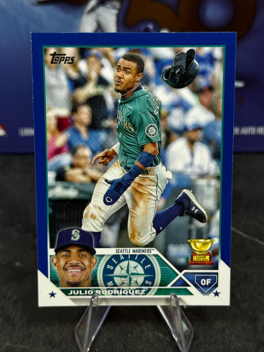 2023 Topps Series 1 - Julio Rodriguez Rookie Cup #330 Royal Blue