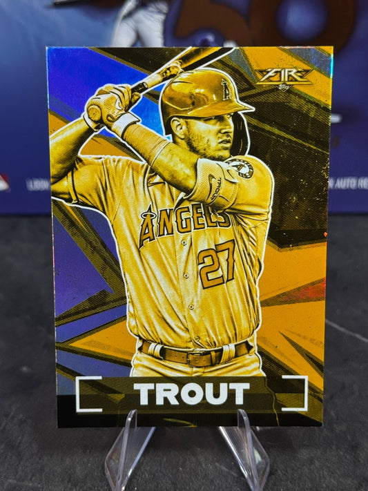 2021 Topps Fire - Mike Trout #1