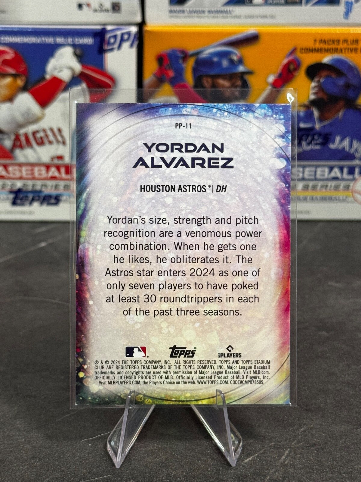 2024 Topps Stadium Club - Power Packed Yordan Alvarez #PP-11