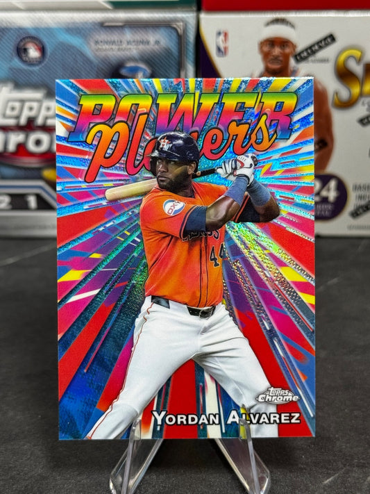 2025 Topps Chrome - #PP-10 Yordan Alvarez Power Players