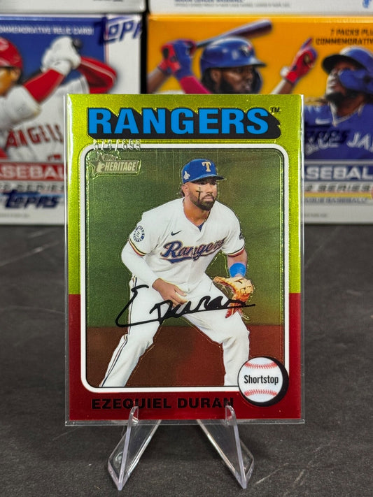 2024 Topps Heritage High Number - Ezequiel Duran #588 Chrome /699