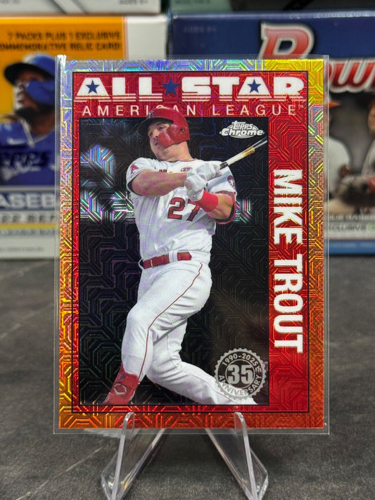 2025 Topps Series 2 - Topps All Stars #90ASC-10 MIKE TROUT Mojo Refractor