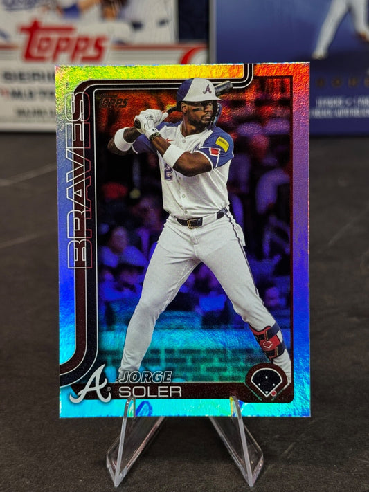 2025 Topps Series 1 - Jorge Soler #23 Rainbow Foilboard